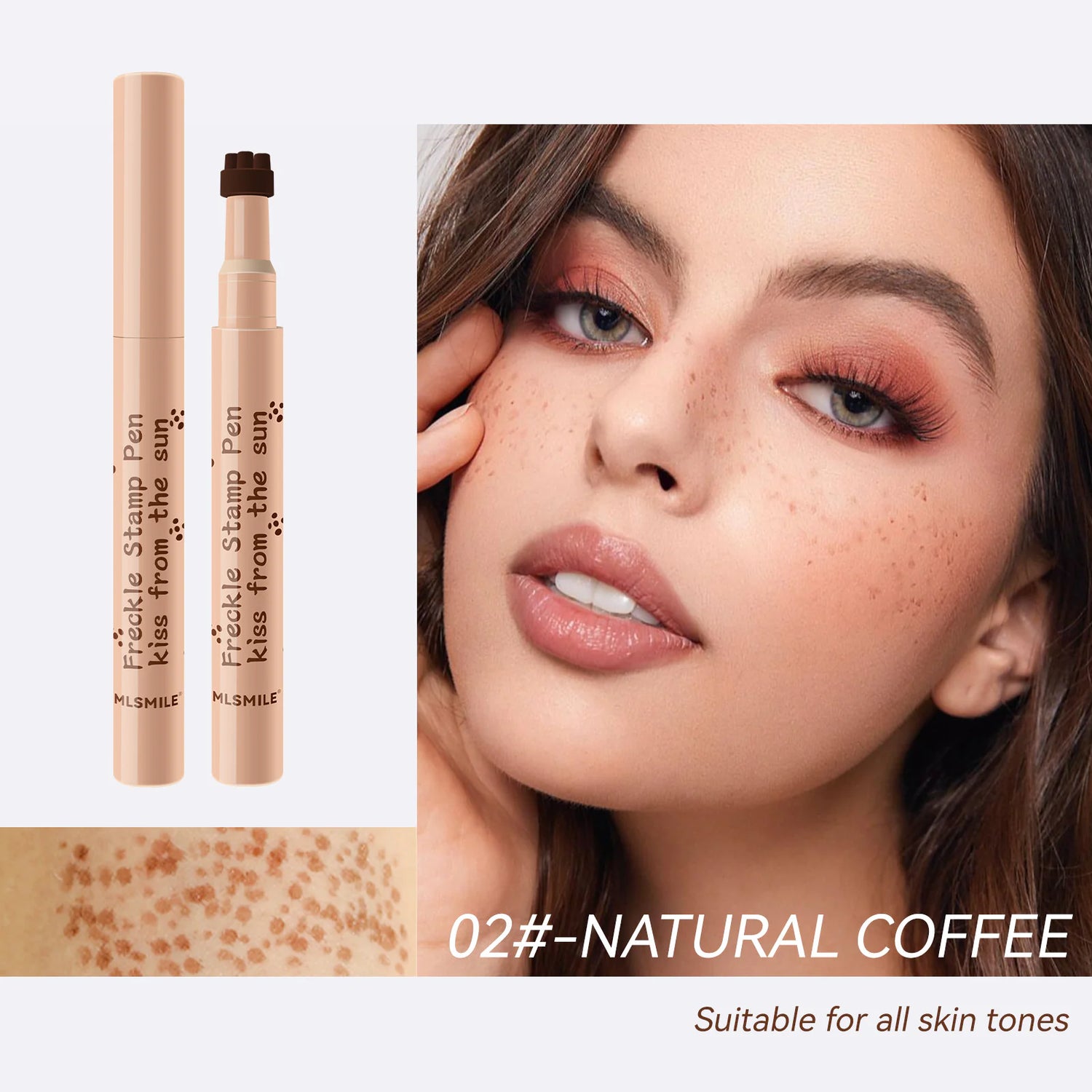 Long-Lasting Waterproof Freckle Pen for Natural Application