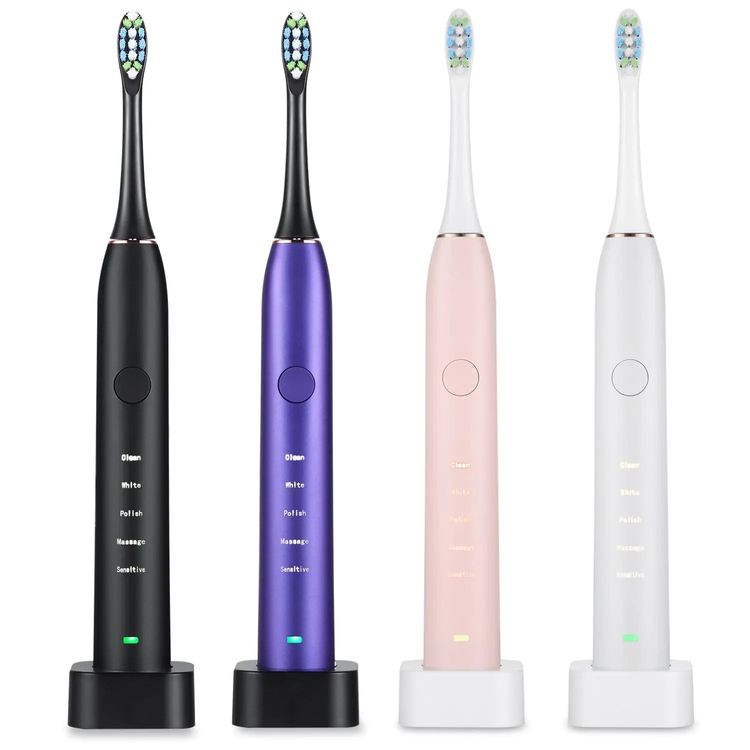 Electric Toothbrush IPX7 Replacement Heads Set for Deep Clean