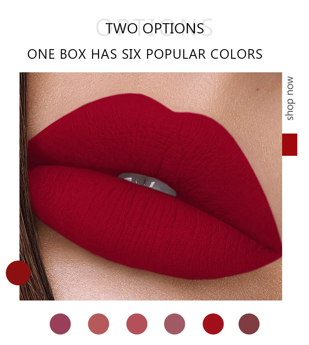 HANDAIYAN Matte Liquid Lipstick Set - Vibrant Long-Lasting Colors
