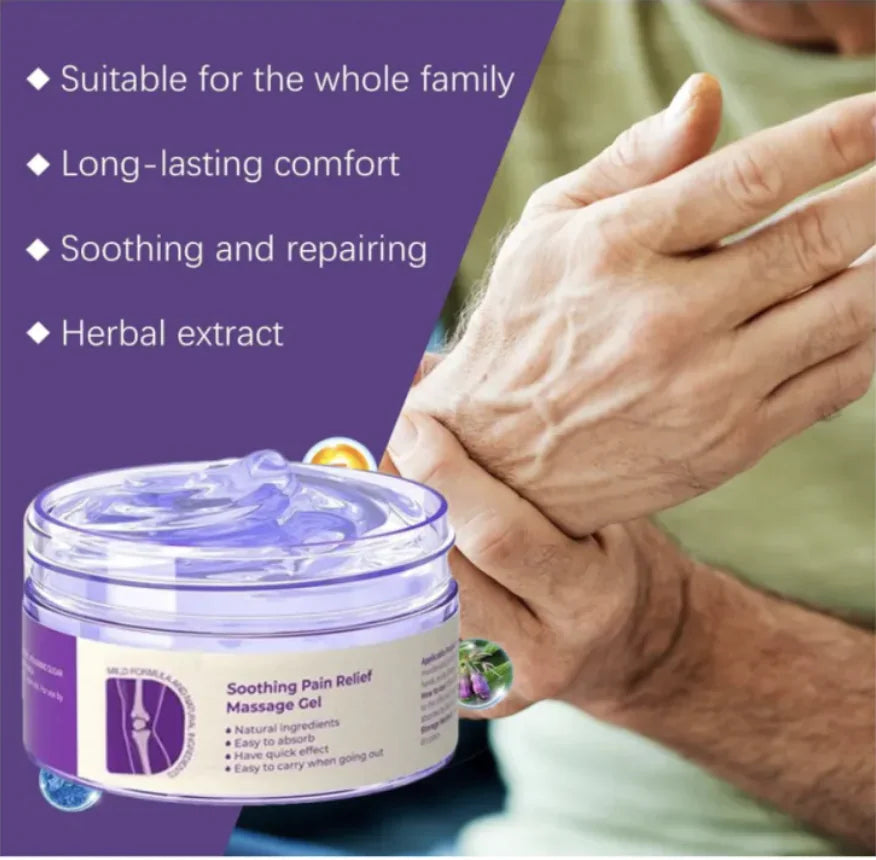 Purple Joint Pain Relief Gel for Quick Soothing Comfort