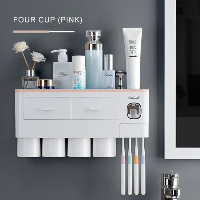 Bathroom Magnetic Storage Rack for Clutter-Free Organization
