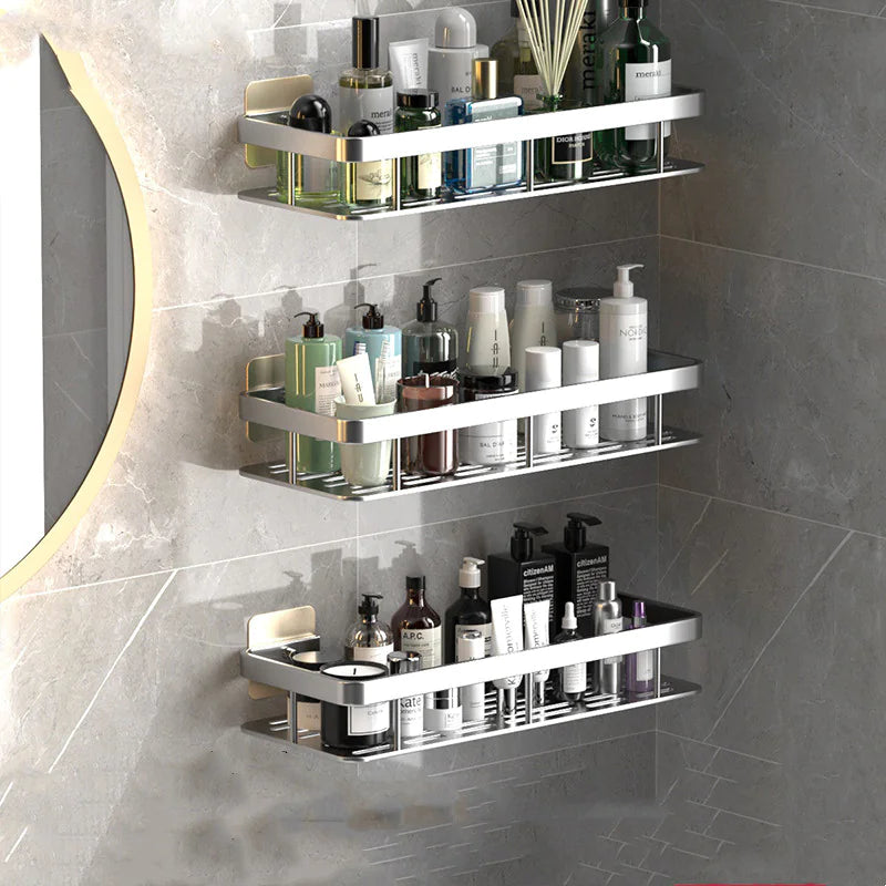 Sleek Wall-mounted Bathroom Shelf for Modern Spaces