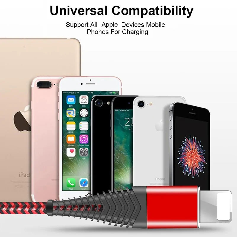 Durable Braided Long Charging Cable for Fast Charging