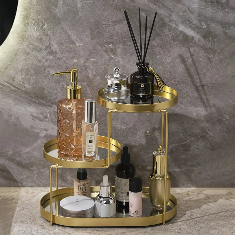 Elegant Bathroom Cosmetics Storage Organizer for Clutter-Free Spaces