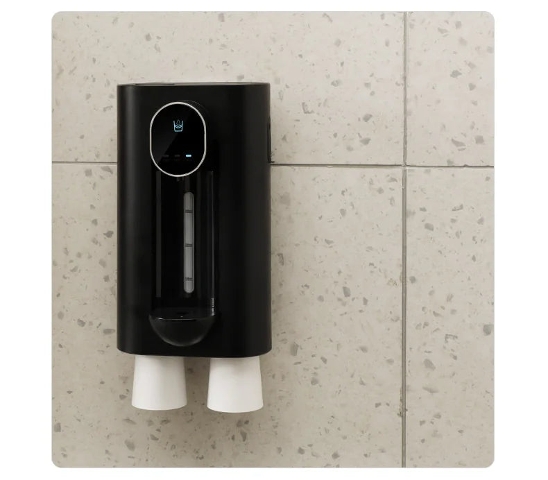 Wall-Mounted Automatic Mouthwash Dispenser for Easy Hygiene