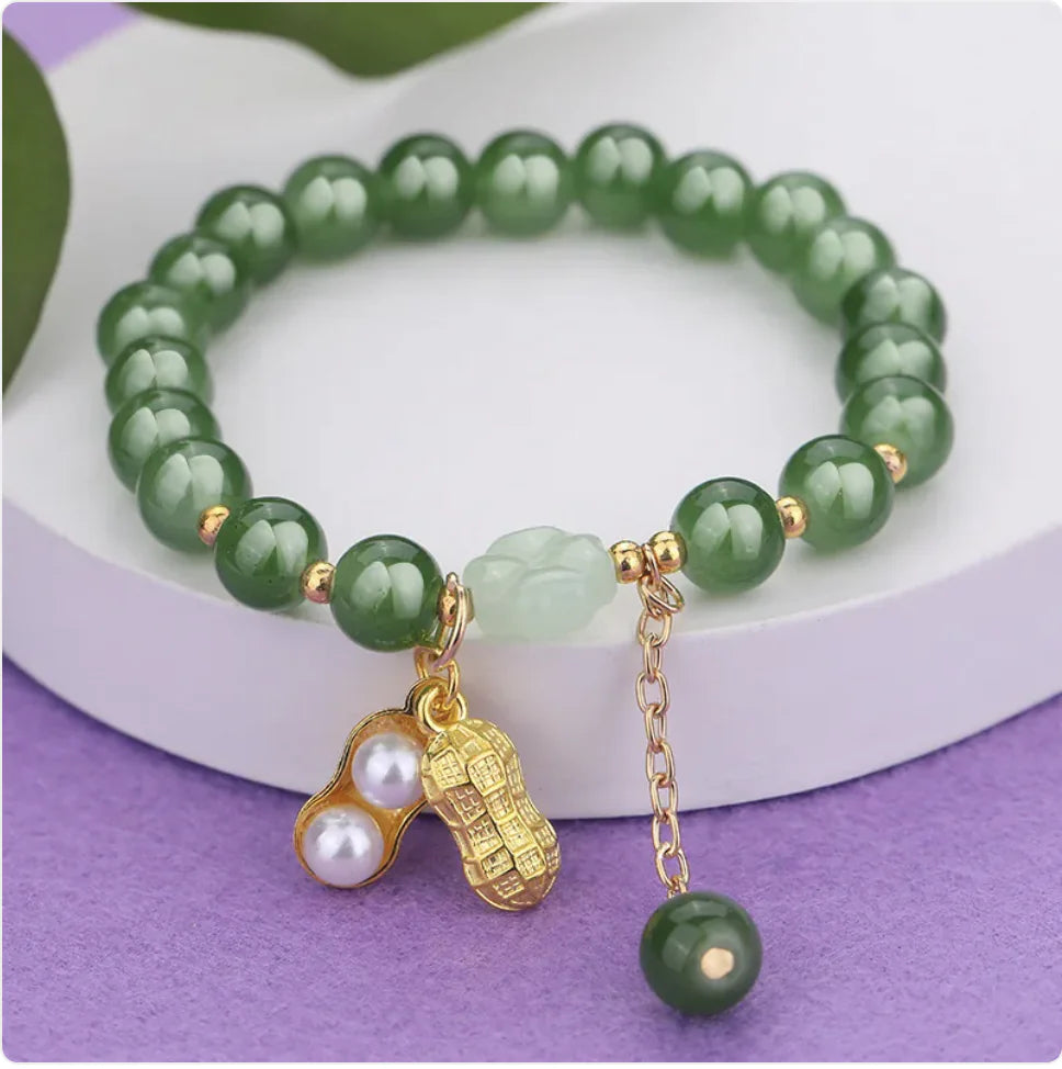 Ethnic Aventurine Bracelet with Vibrant Glass Beads