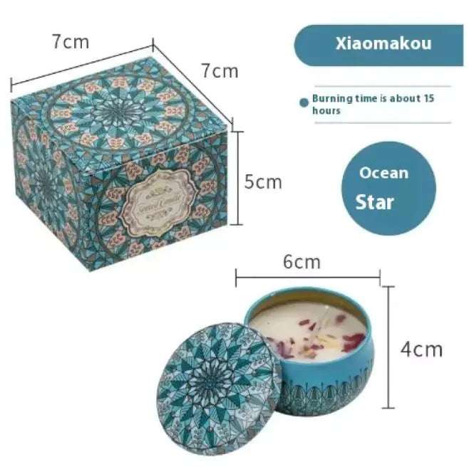 Dried Flower Fragrance Candle Flower Fragrance Incense Candle Delight