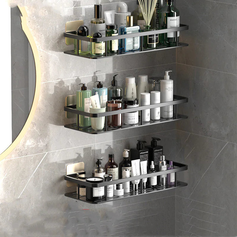 Sleek Wall-mounted Bathroom Shelf for Modern Spaces