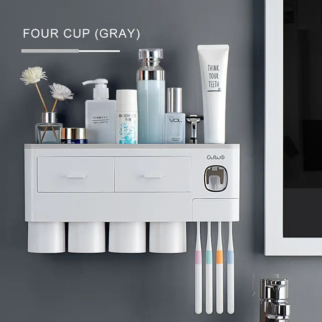 Bathroom Magnetic Storage Rack for Clutter-Free Organization
