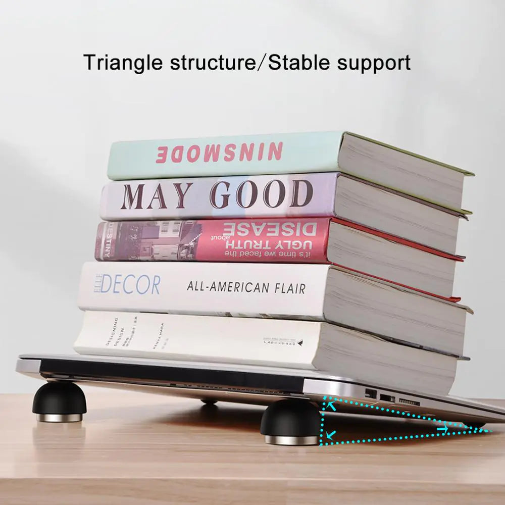 Mushroom Laptop Stand for Ergonomic Comfort and Cooling