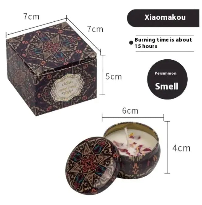 Dried Flower Fragrance Candle Flower Fragrance Incense Candle Delight