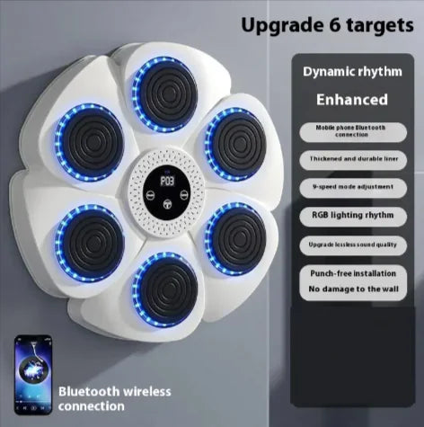 Smart Bluetooth Wireless Boxing Fitness Kit for Home Workouts