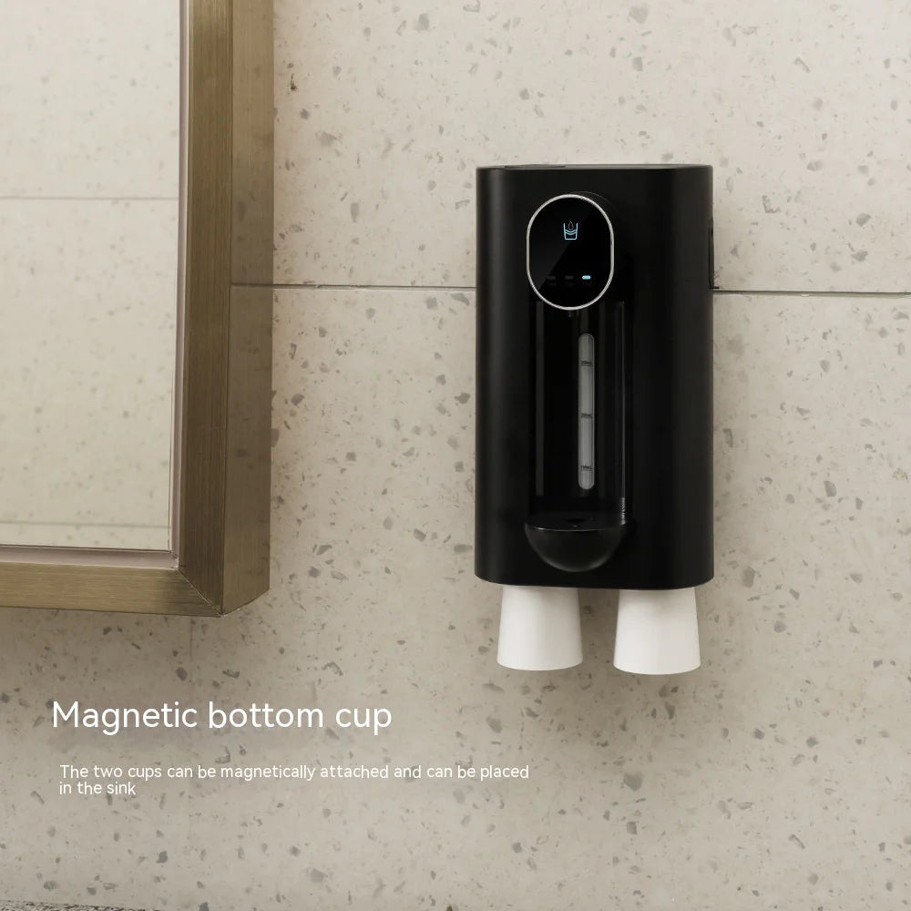 Wall-Mounted Automatic Mouthwash Dispenser for Easy Hygiene