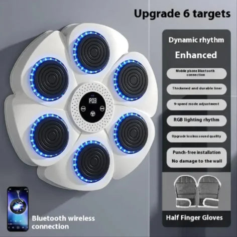 Smart Bluetooth Wireless Boxing Fitness Kit for Home Workouts