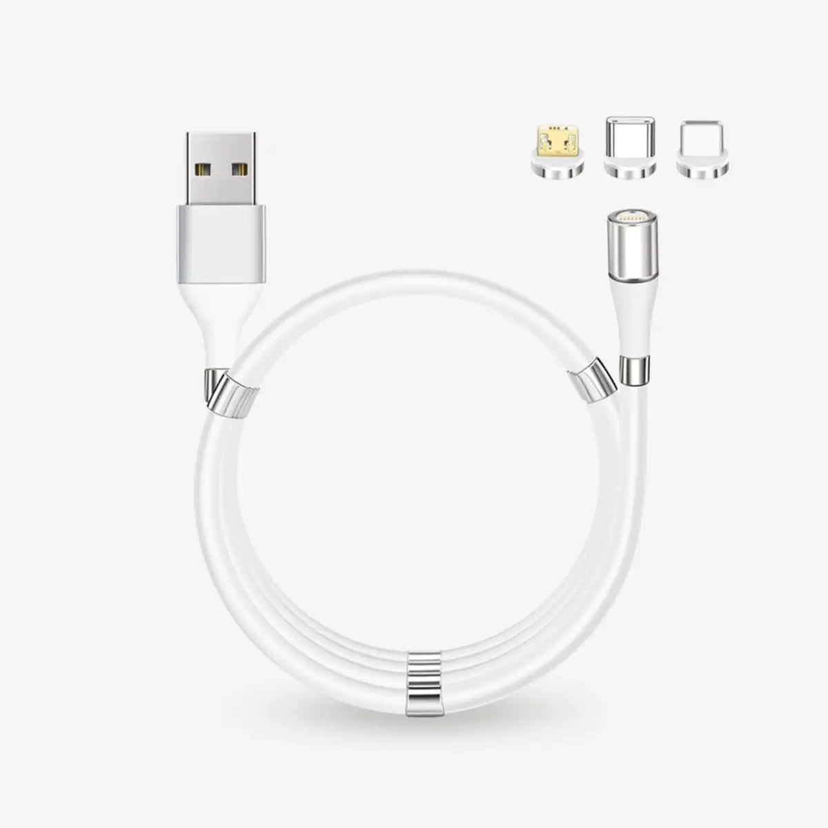 Tangle-Free Magnetic Fast Charging Cable for All Devices