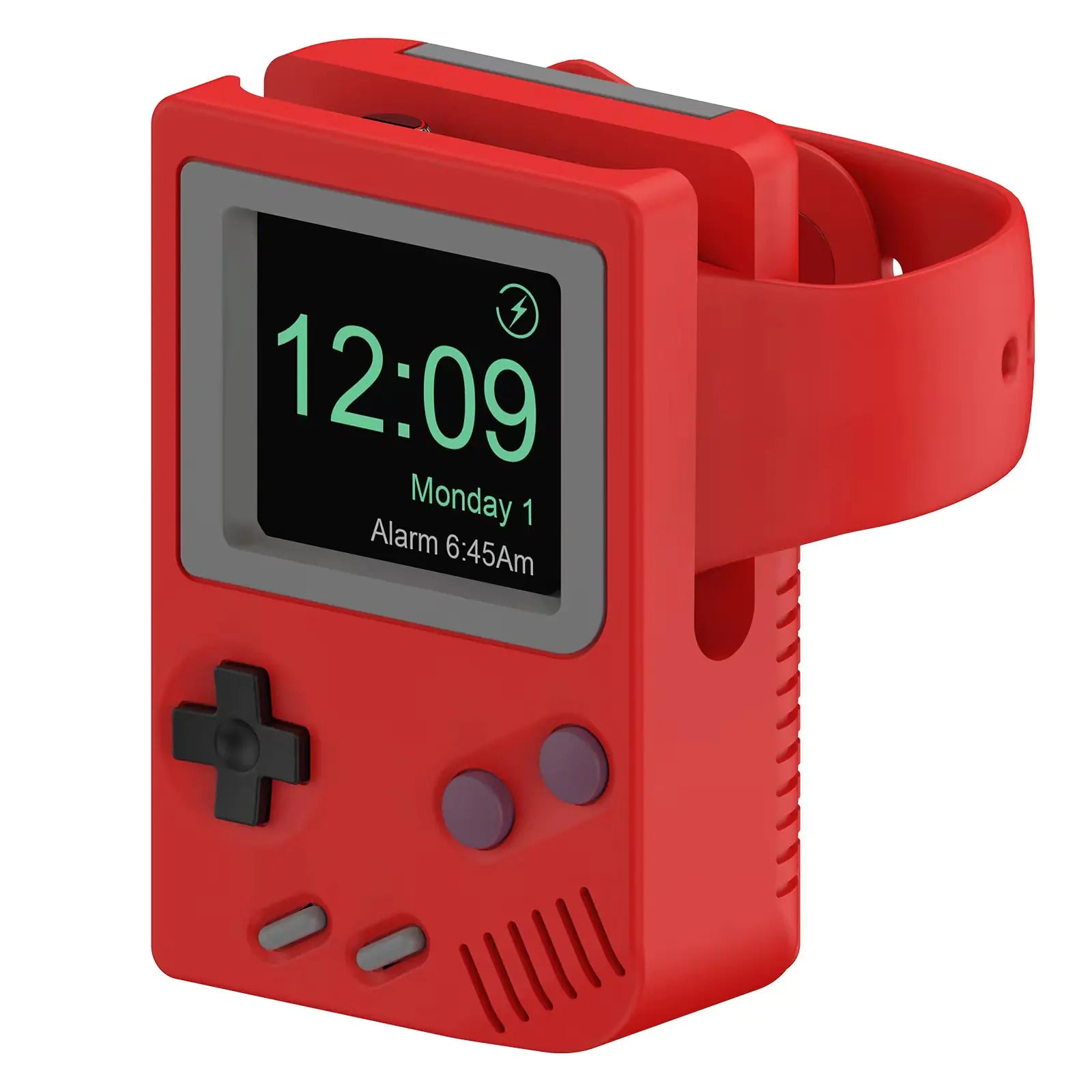 Silicone Charging Stand for Apple Watch – Premium, Minimalist, Travel-Friendly