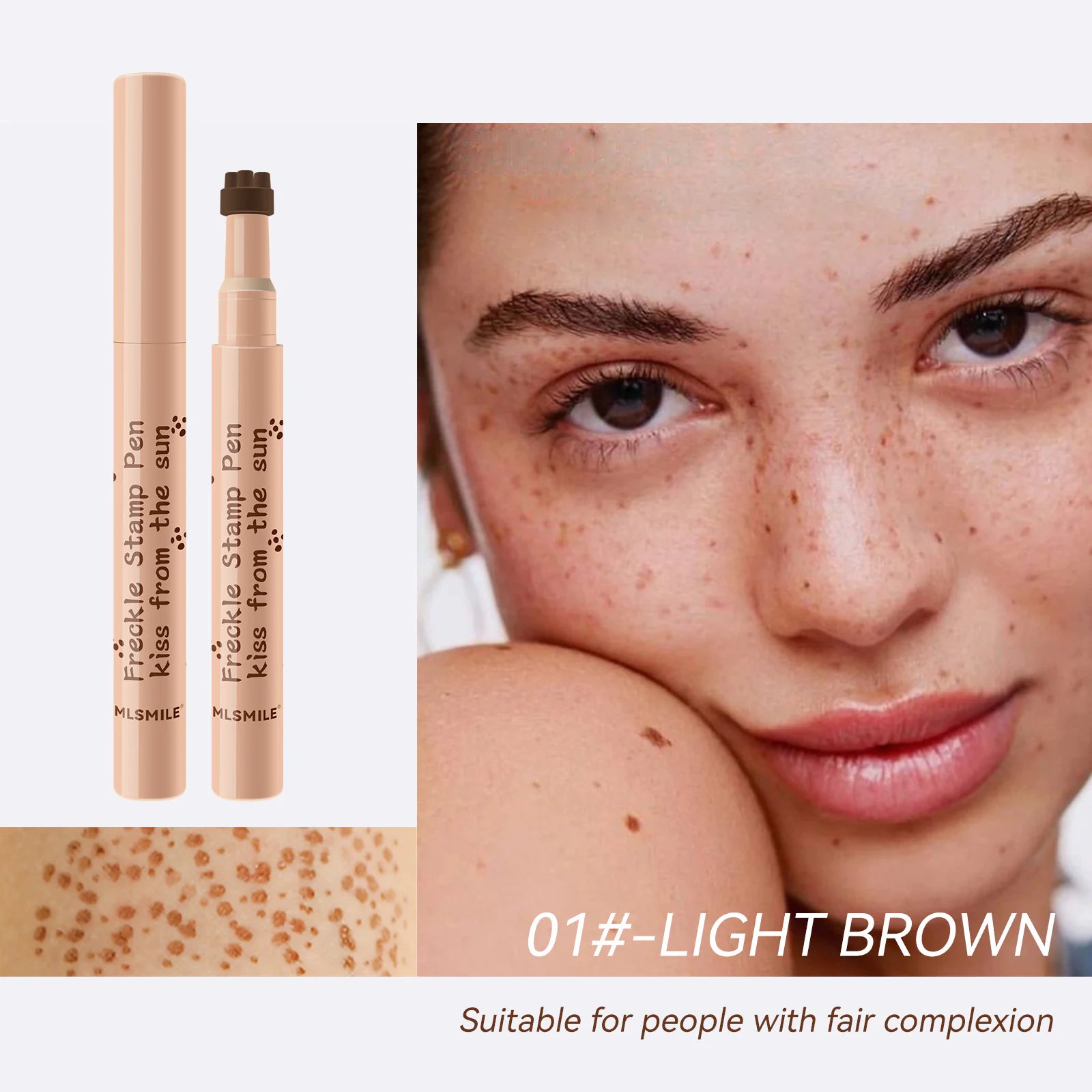 Long-Lasting Waterproof Freckle Pen for Natural Application
