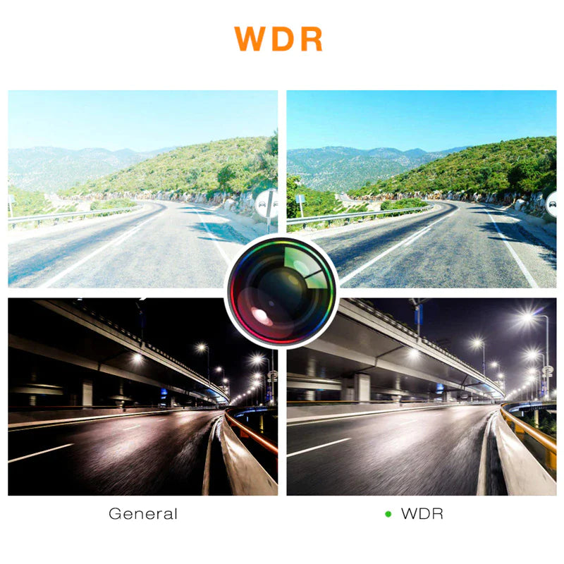 170° WiFi Dash Cam HD 1080P Vehicle G-Sensor Recorder