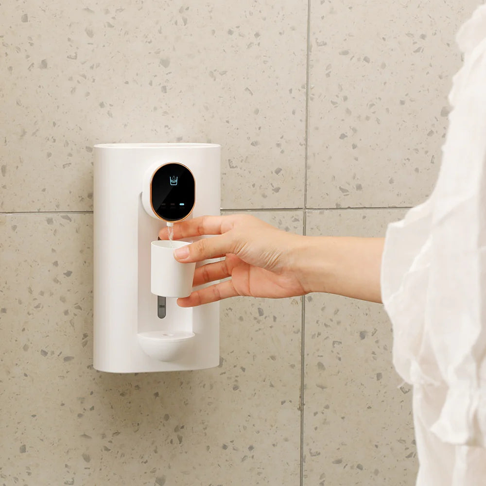 Wall-Mounted Automatic Mouthwash Dispenser for Easy Hygiene