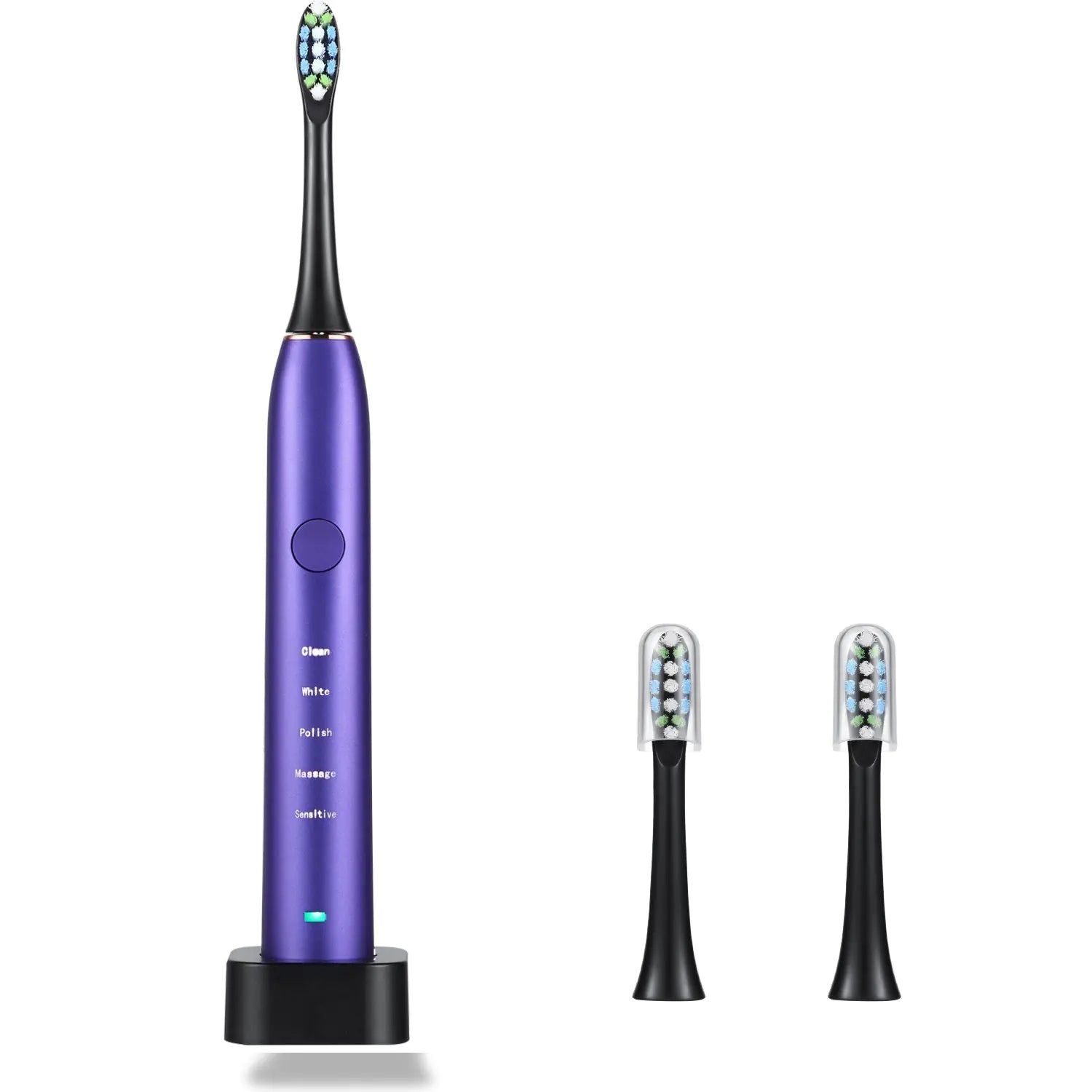 Electric Toothbrush IPX7 Replacement Heads Set for Deep Clean