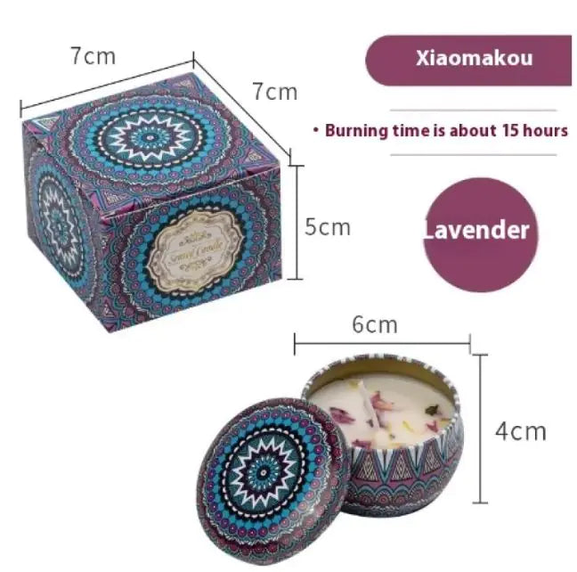 Dried Flower Fragrance Candle Flower Fragrance Incense Candle Delight
