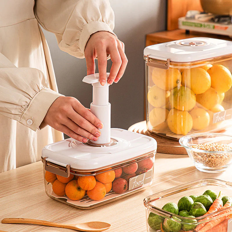 Food Vacuum Storage Box with Free Vacuum Sealer Included
