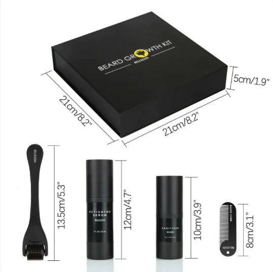Grow Beard Set for Fuller, Healthier Beard Growth