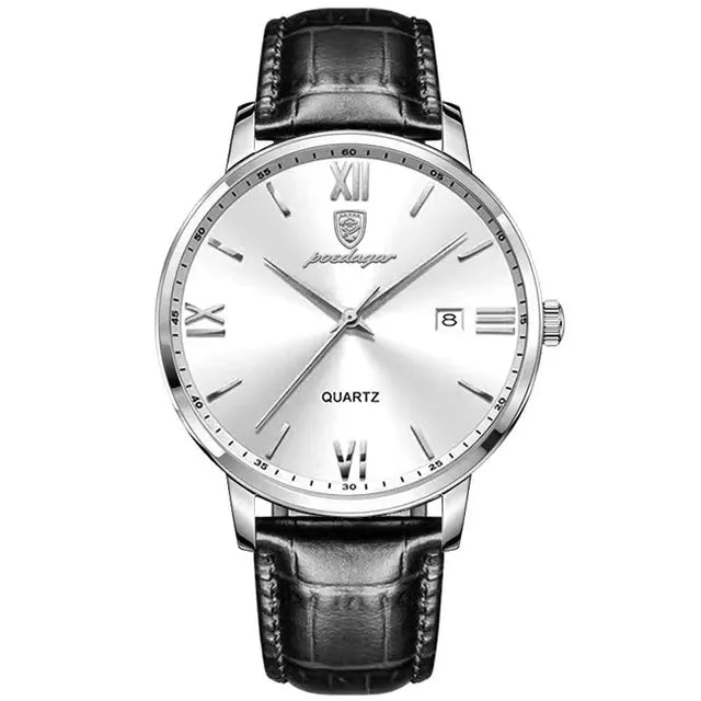 Leather Men Quartz Luxury Watches for Timeless Elegance