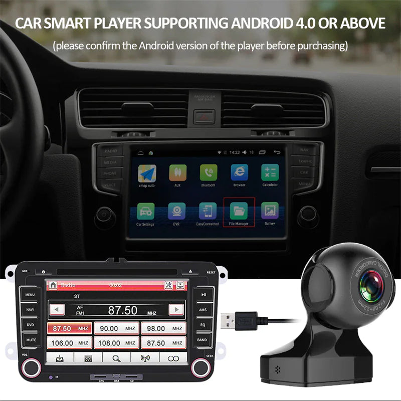 170° WiFi Dash Cam HD 1080P Vehicle G-Sensor Recorder