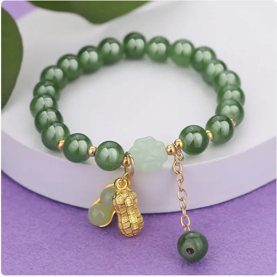 Ethnic Aventurine Bracelet with Vibrant Glass Beads