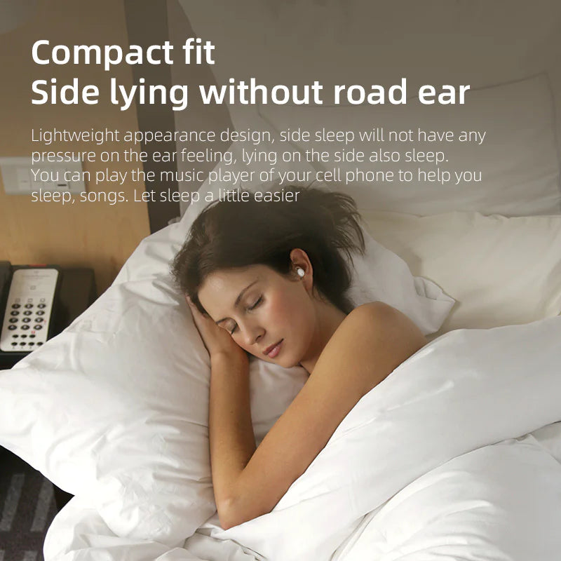 Ultra-Small Wireless Side Sleep Earphones for Comfort Sleep
