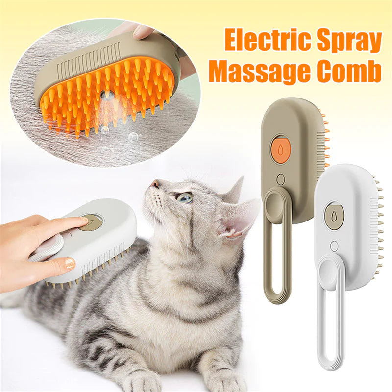 3-in-1 Pet Grooming Brush for Effortless Grooming Bliss