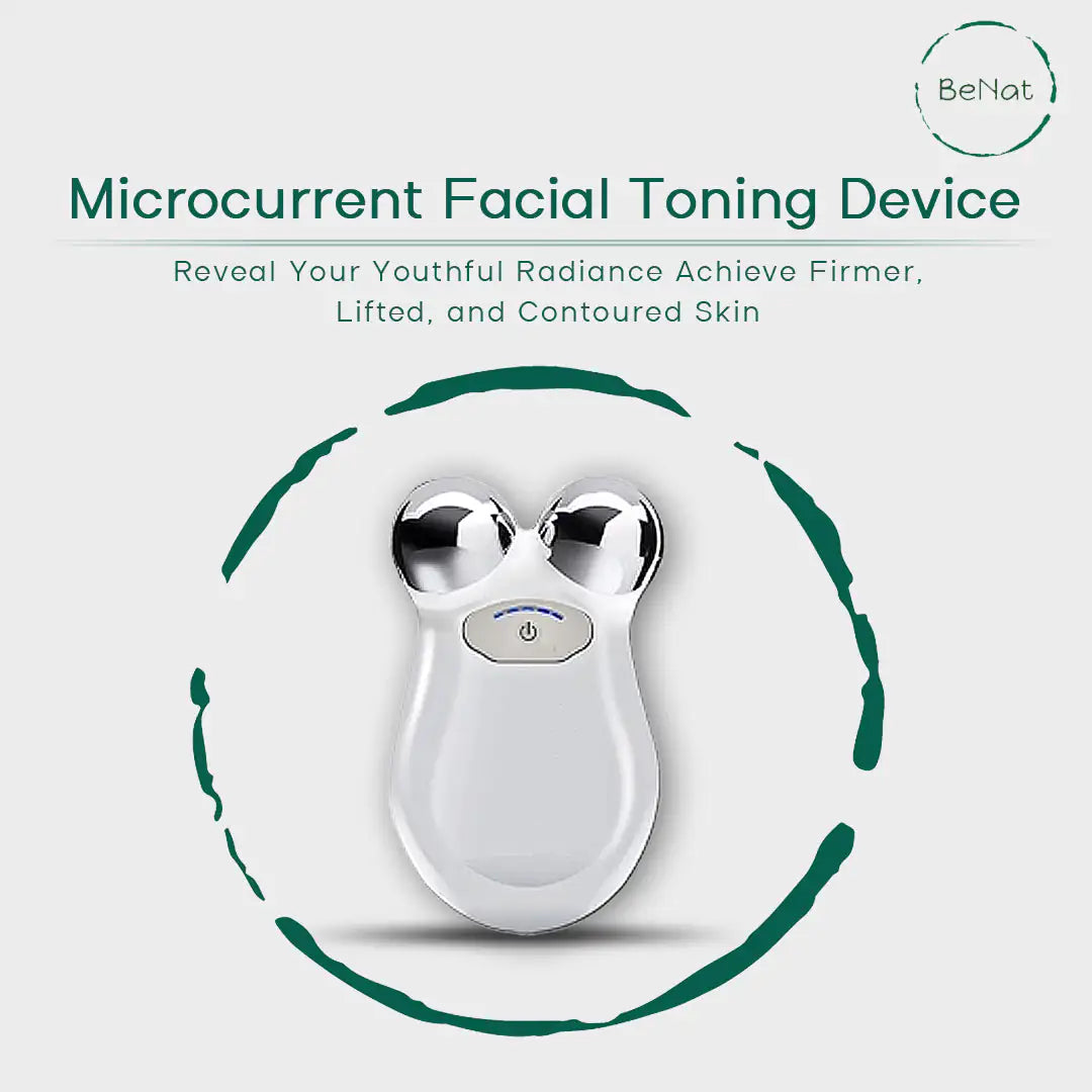 Microcurrent Facial Toning Massager for Youthful Skin