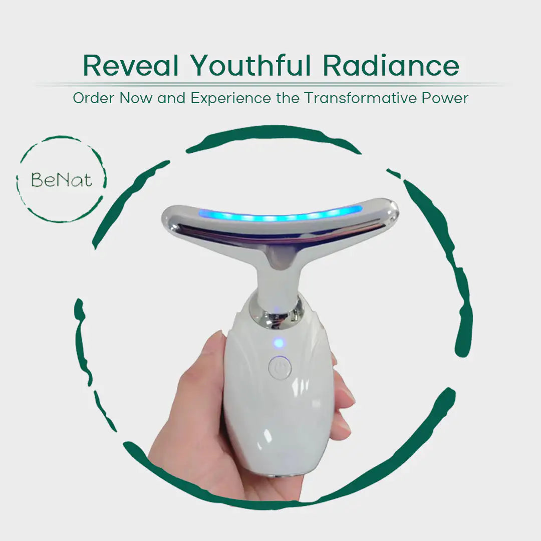 Neck & Face Lifting LED Therapy Device for Youthful Skin