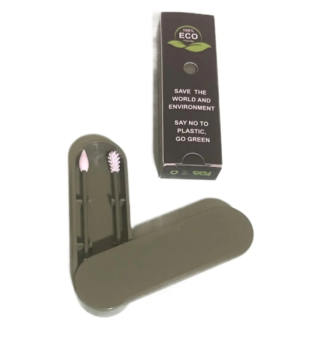 Reusable Silicone Cotton Swab - 2 Pack
