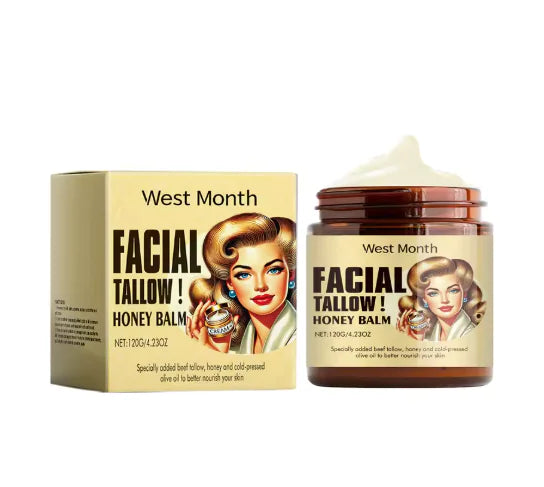 Facial Tallow Honey Balm: Deeply Moisturizing Skincare