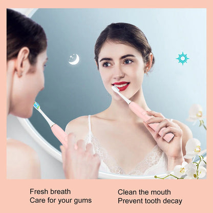 Electric Toothbrush IPX7 Replacement Heads Set for Deep Clean