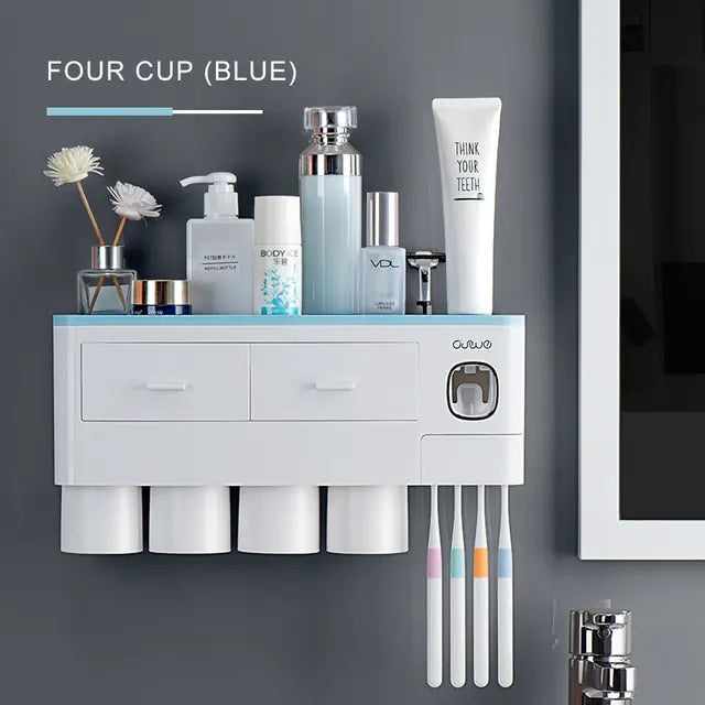 Bathroom Magnetic Storage Rack for Clutter-Free Organization