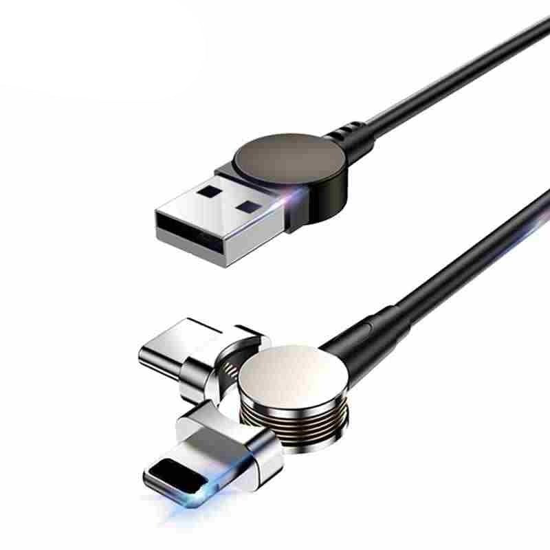 180° Rotating Magnetic Cable for Effortless Charging