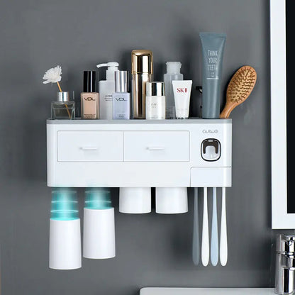 Bathroom Magnetic Storage Rack for Clutter-Free Organization