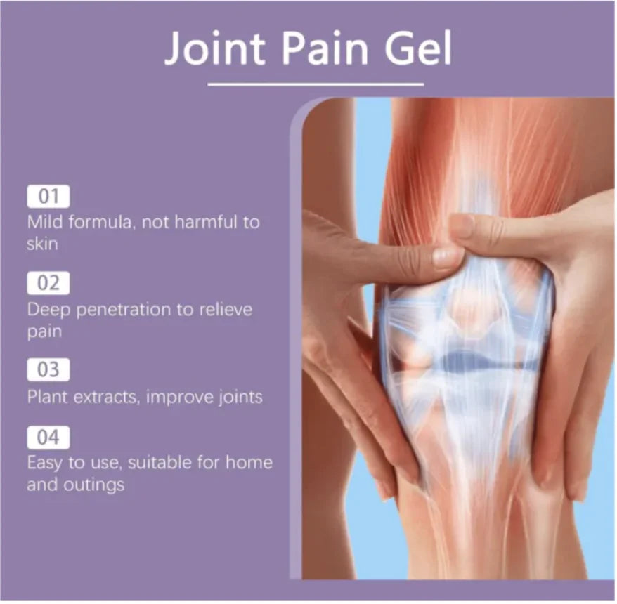 Purple Joint Pain Relief Gel for Quick Soothing Comfort