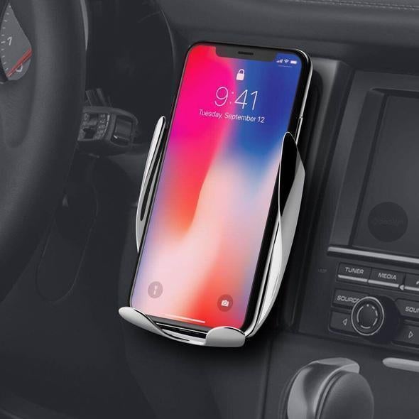 Automatic Clamping Wireless Car Charger for Easy Driving