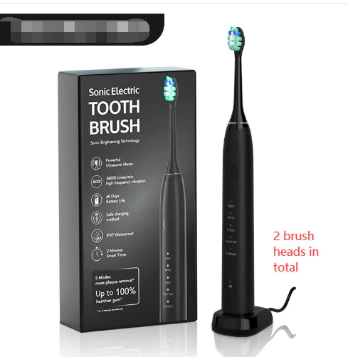 Electric Toothbrush IPX7 Replacement Heads Set for Deep Clean