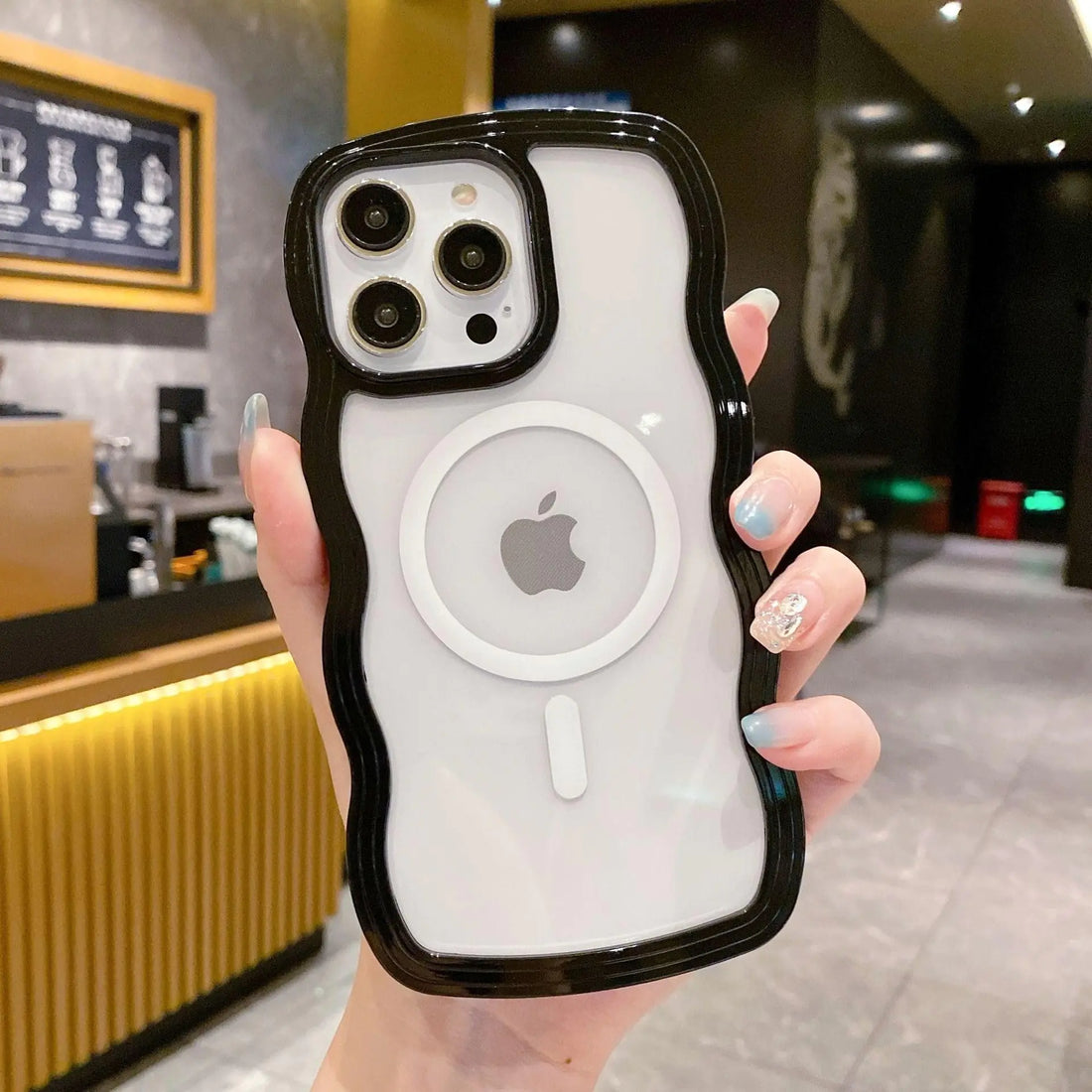UEEBAI Magnetic Case Candy Wave Frame Case