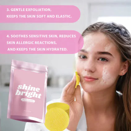 Turmeric Kojic Acid Clean Cotton Sheet Bags for Radiant Skin