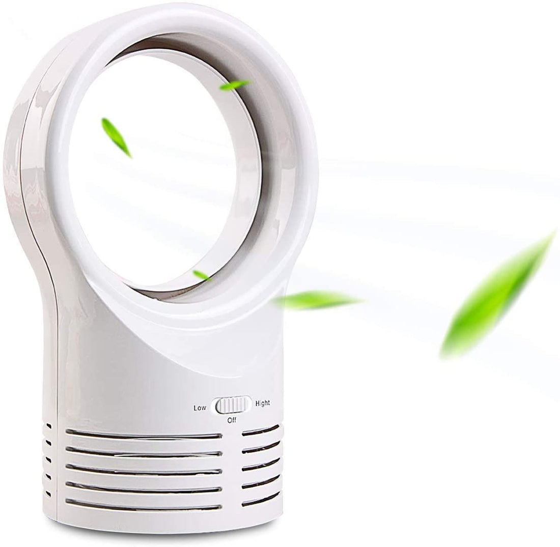 Electric Bladeless Desktop Cooling Fan for Safe Comfort