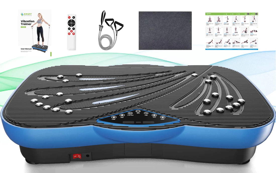 JUFIT Vibration Plate Exercise Machine for Toning and Weight Loss