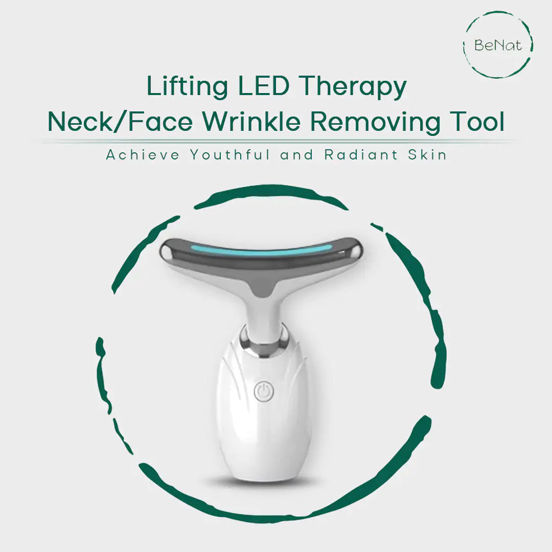Neck & Face Lifting LED Therapy Device for Youthful Skin