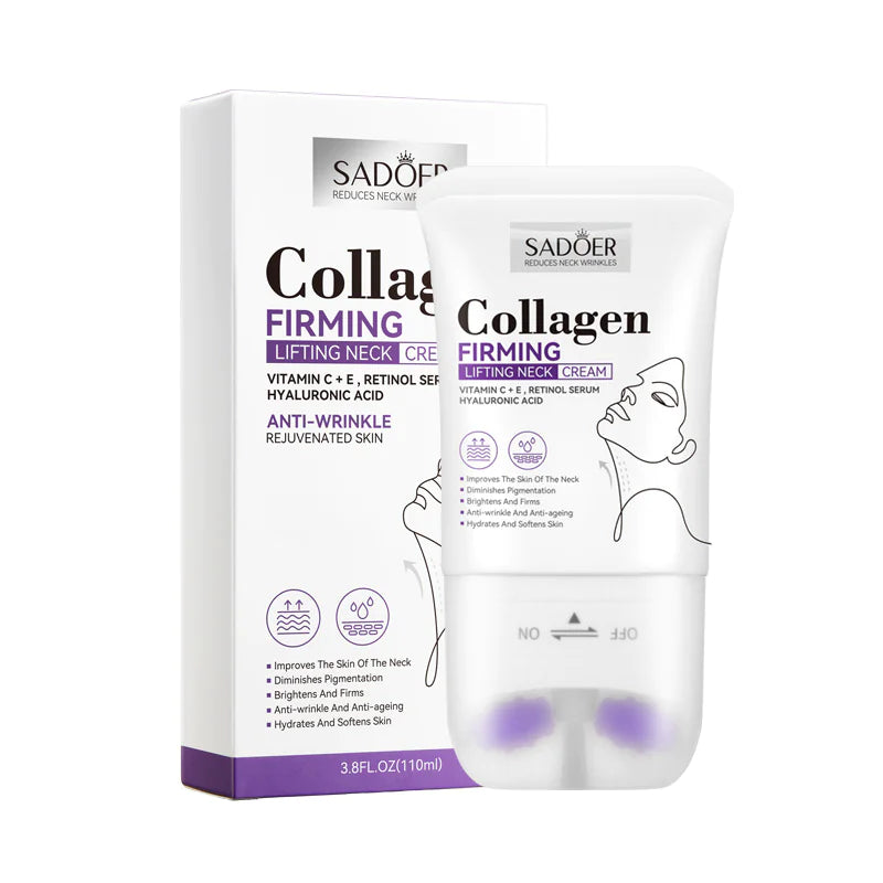 Collagen Lifting Neck Roller Cream for Youthful Skin