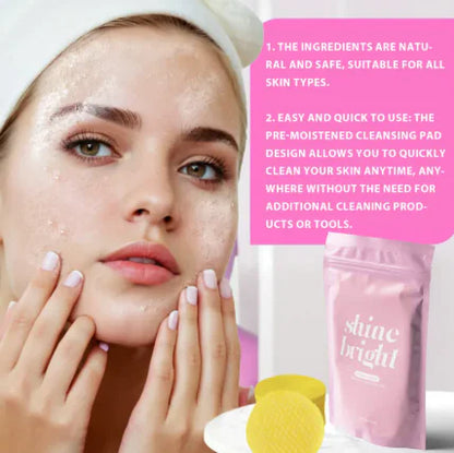 Turmeric Kojic Acid Clean Cotton Sheet Bags for Radiant Skin